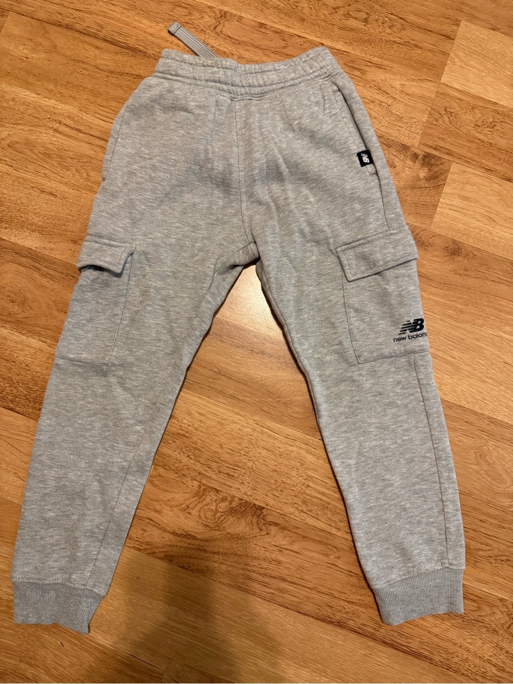 New Balance Boys Gray Cargo Jogger Sweatpants Size 8